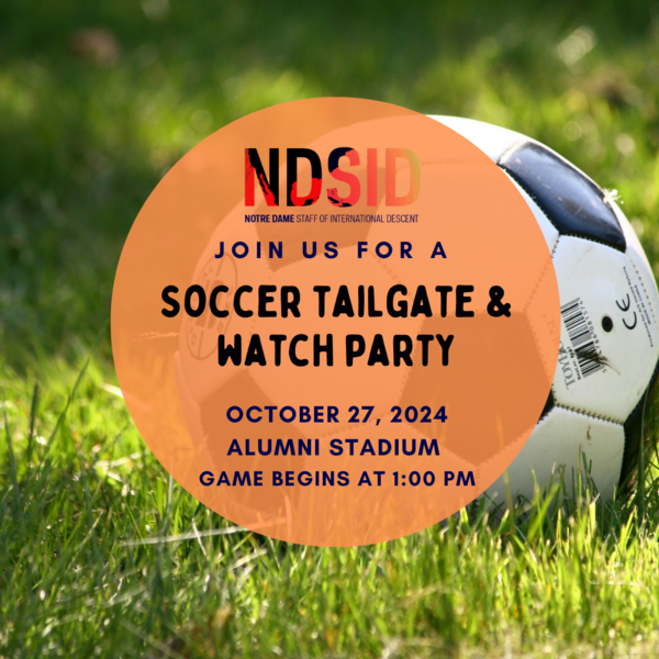 NDSID soccer tailgate and watch party